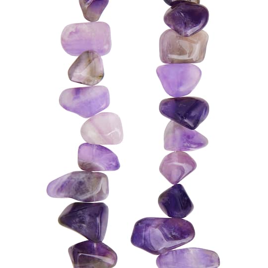 Amethyst Teardrop Stone Beads, 15mm by Bead Landing&#x2122;